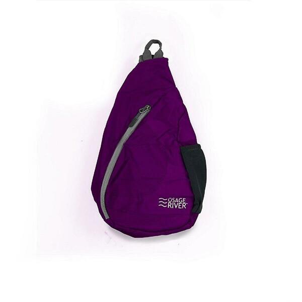 Osage River Gear Taber Sling Bag - Purple and Gray 1107990